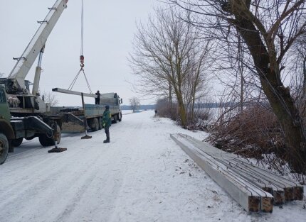 Нове будівництво мережі зовнішнього освітлення в с.Рубанка Козятинської міської об&#039;єднаної територіальної громади 